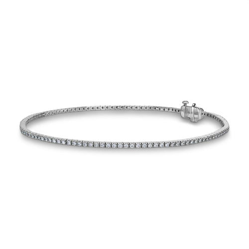 BRANSOLETKA RADIANCE 585 BIAŁE ZŁOTO LAB DIAMENTY
