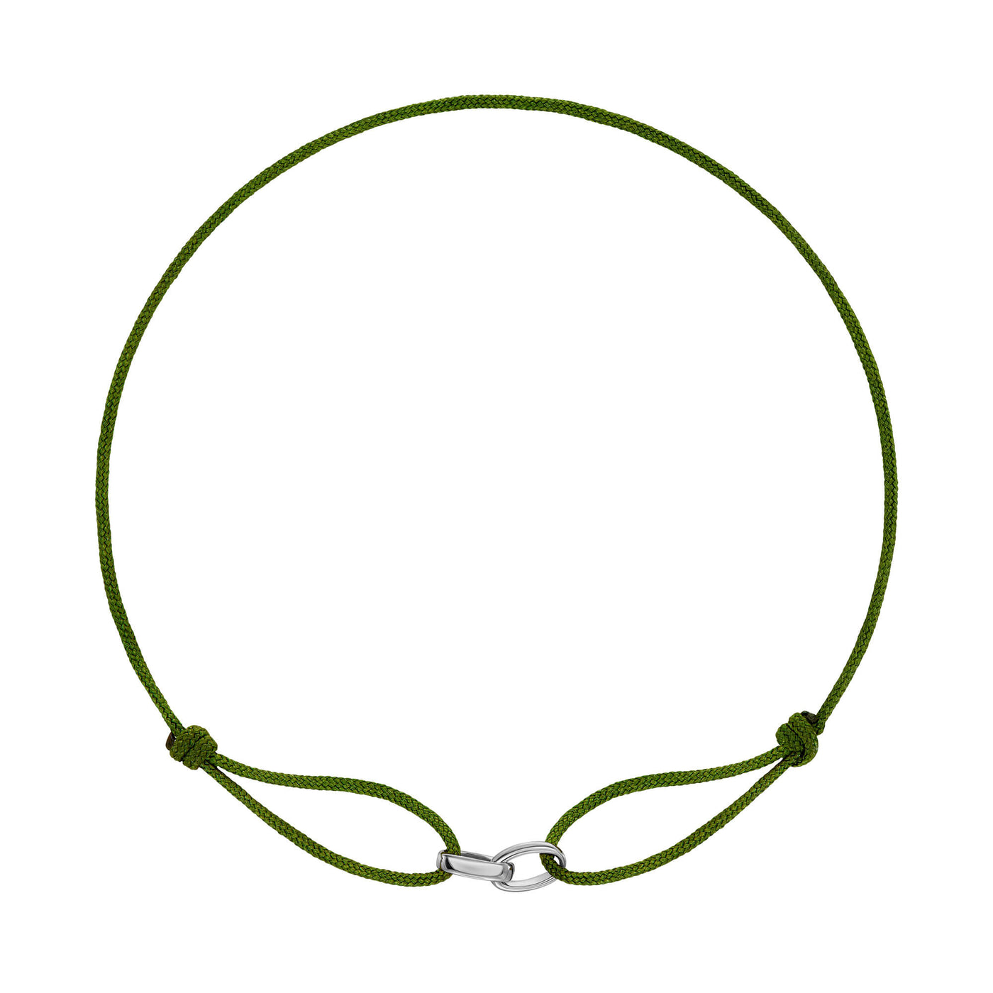 BRANSOLETKA GLORY OLIVE STOCKAR BAND 585 BIAŁE ZŁOTO