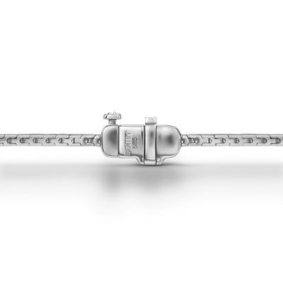 BRANSOLETKA RADIANCE 585 BIAŁE ZŁOTO LAB DIAMENTY