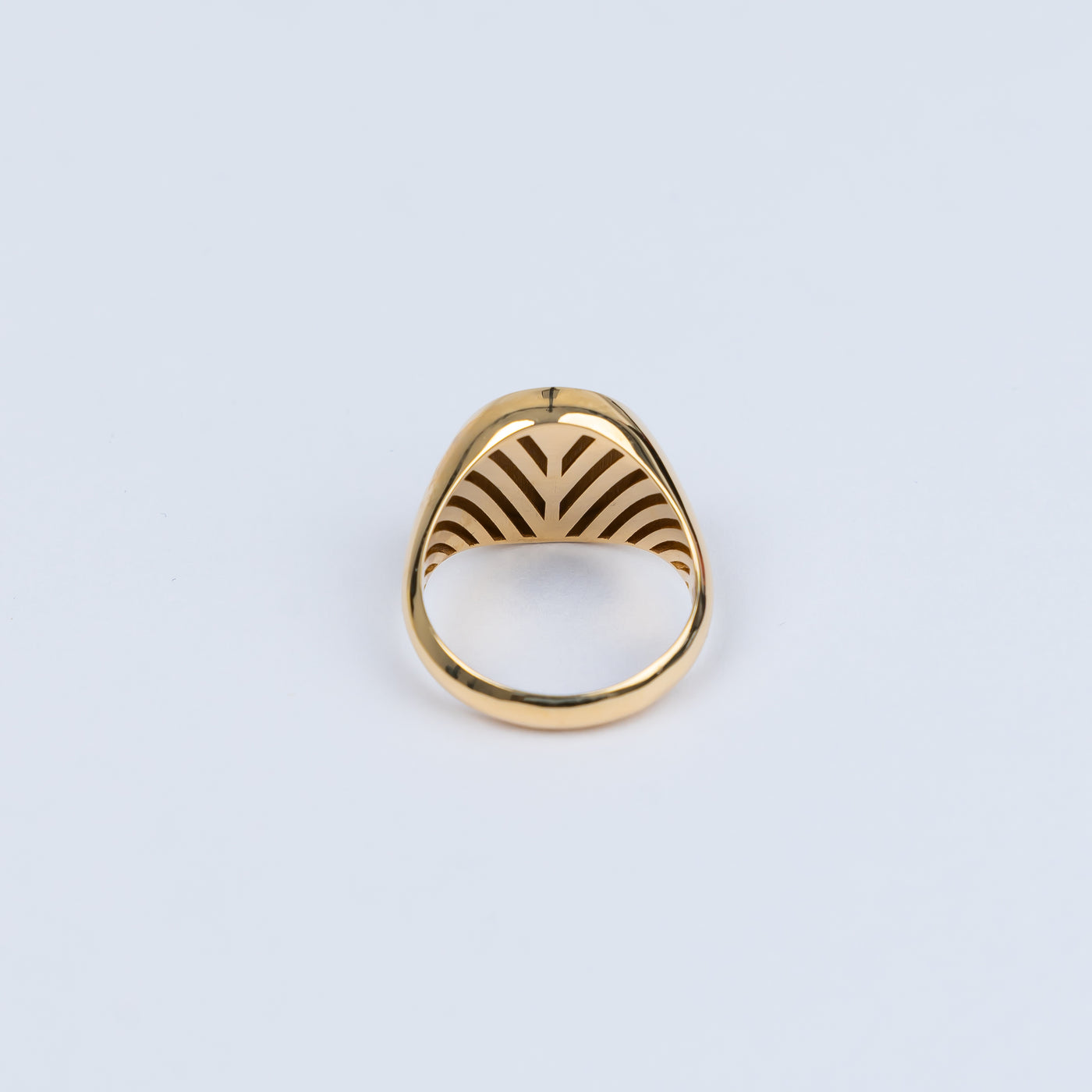 Sygnet pierścień męski 585/14K onyks 4,59gr. W57 / UNWORN