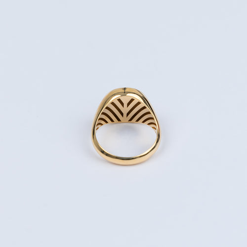 Sygnet pierścień męski 585/14K onyks 4,59gr. W57 / UNWORN
